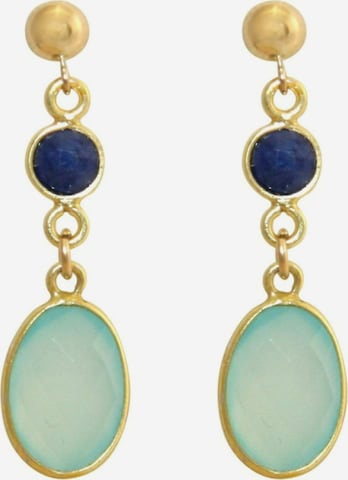 Gemshine Earrings in Gold: front