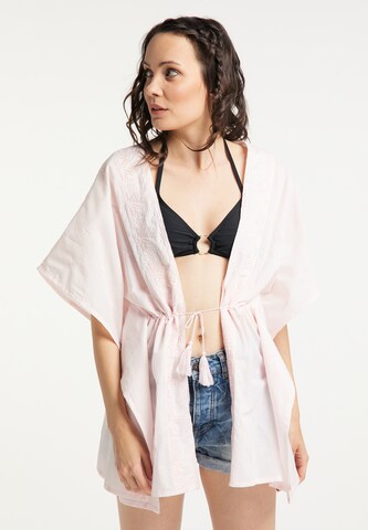 usha FESTIVAL Kimono in Roze: voorkant