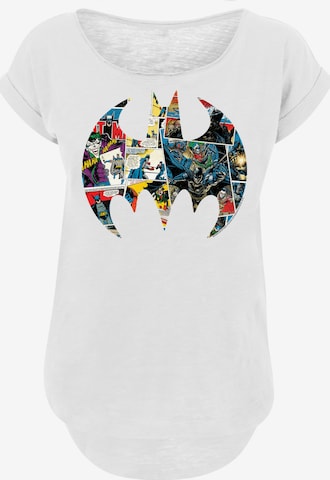 F4NT4STIC Shirt 'DC Comics Batman Comic Book' in Weiß: Vorderseite