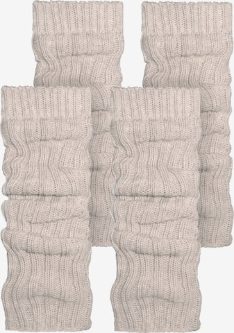 Manchettes normani en beige : devant