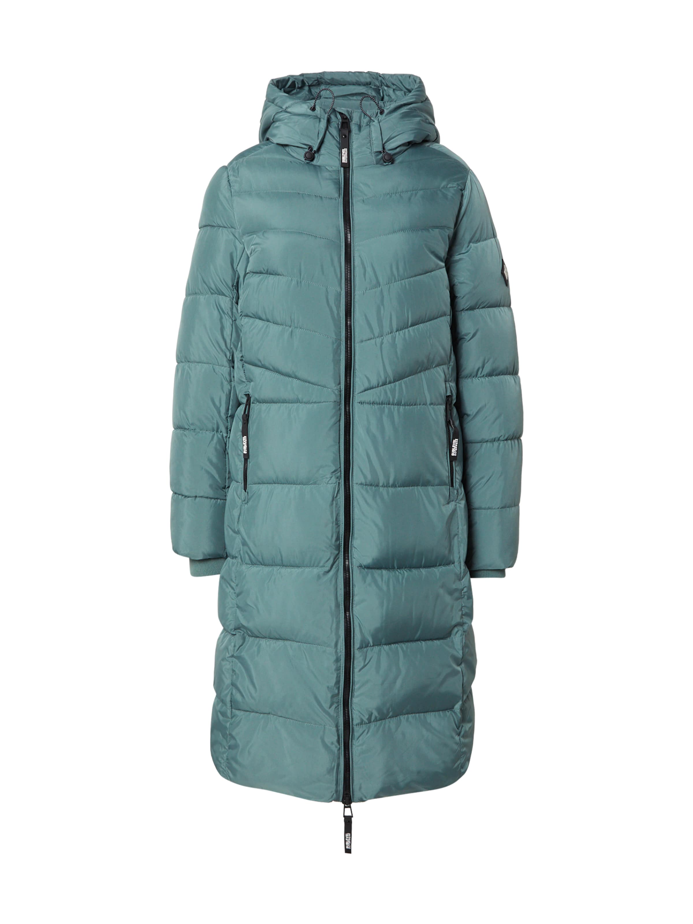 Sublevel Зимно палто в зелено: отпред