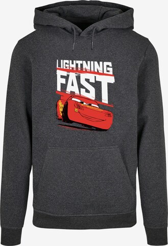 ABSOLUTE CULT Sweatshirt 'Cars - Lightning Fast' in Grey: front