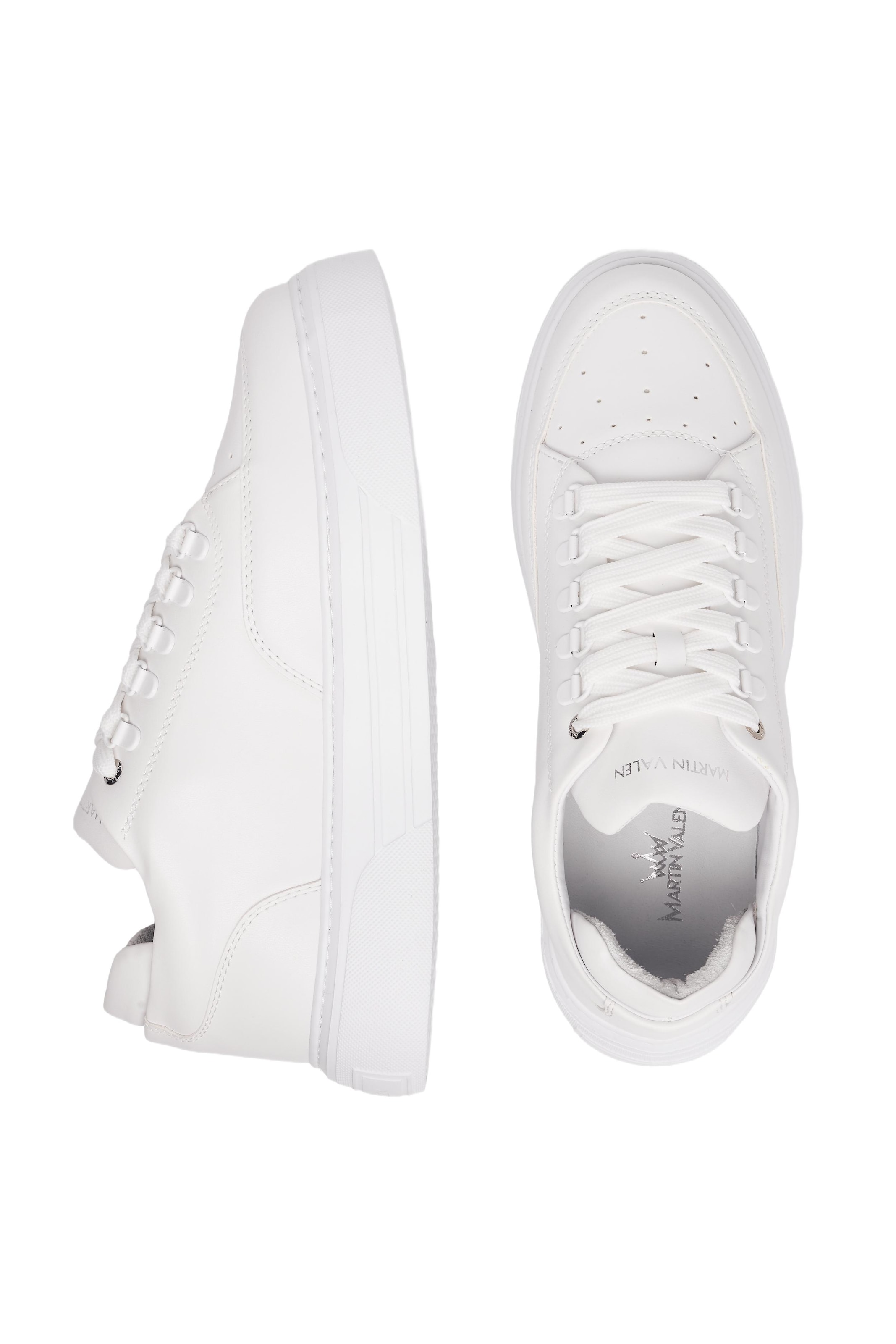 Baskets basses MARTIN VALEN en blanc