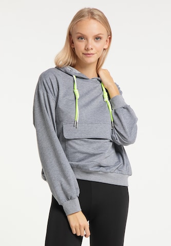 myMo ATHLSR Sportief sweatshirt in Grijs: voorkant