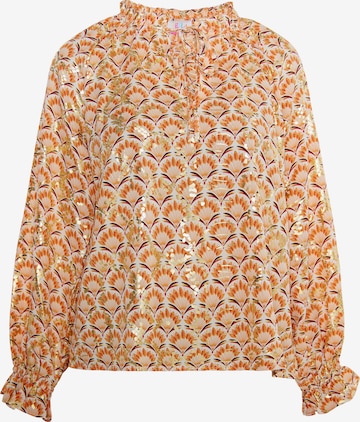 IZIA Blouse in Geel: voorkant