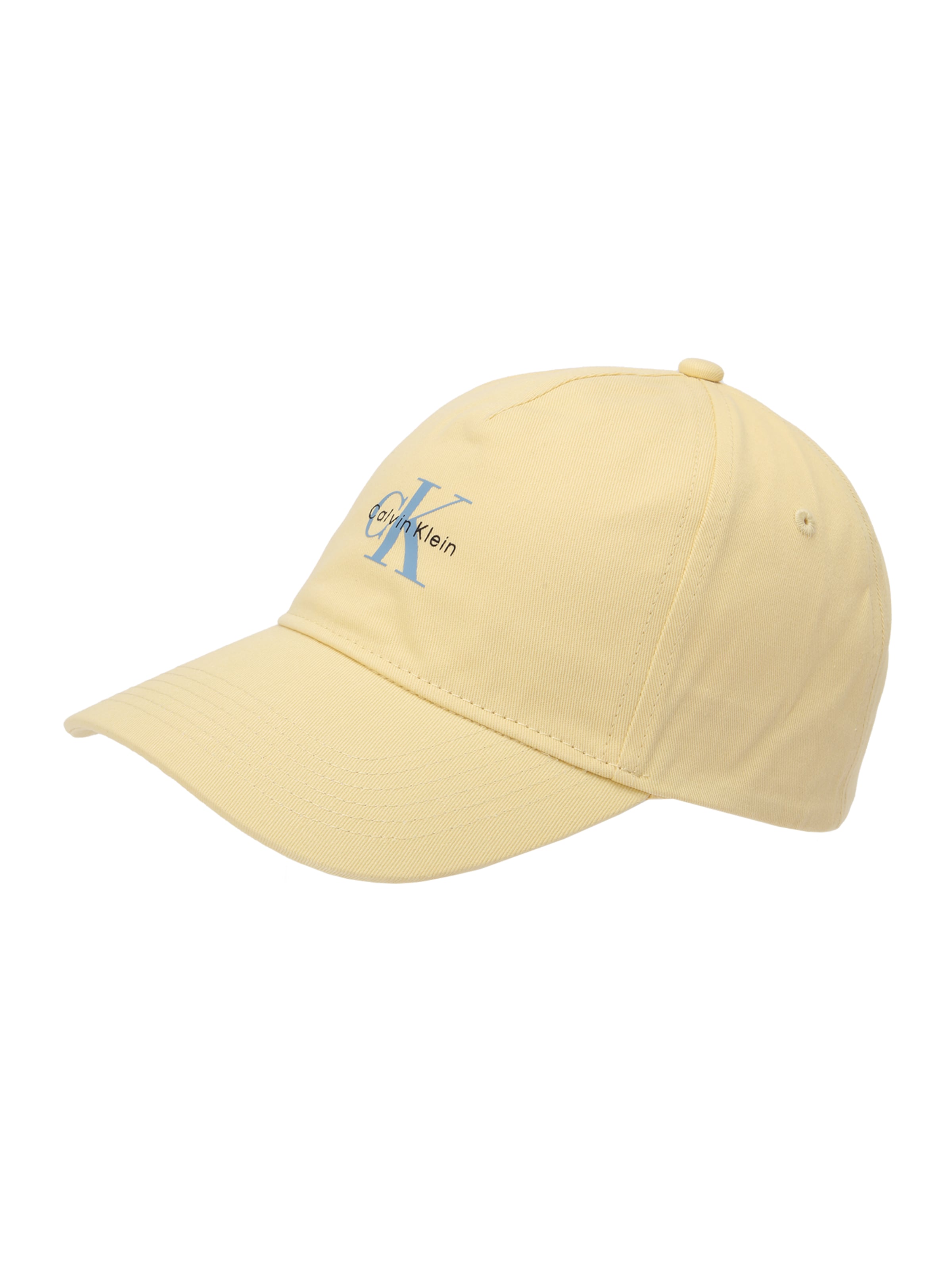 Casquette Calvin Klein en jaune : devant