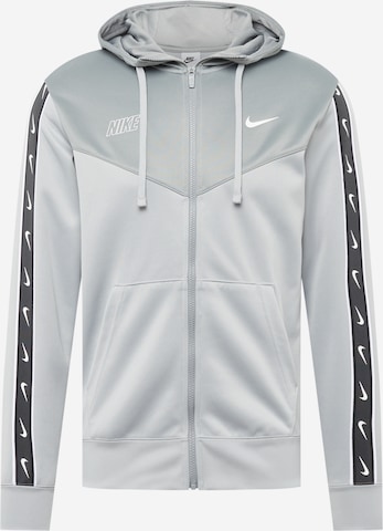 Nike Sportswear Zip Up Hoodie Repeat in Black ABOUT YOU