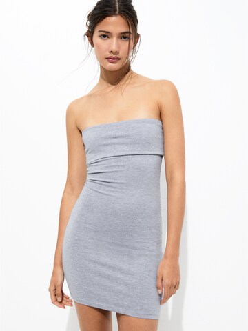 Pull&Bear Poletna obleka | siva barva
