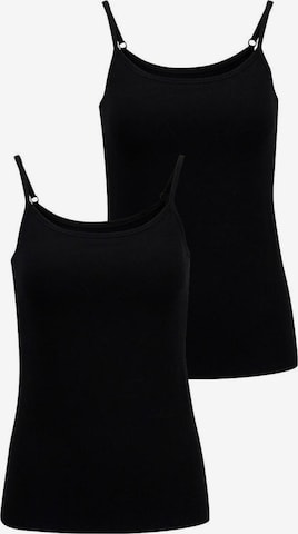 FALKE Unterhemd '2-Pack' in Schwarz: Vorderseite