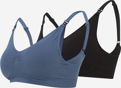 MAMALICIOUS Soutien-gorge 'LILJA' en bleu / noir, Vue avec produit