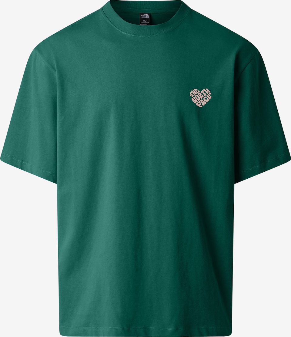 Tricou 'Brand Proud' de la THE NORTH FACE pe verde: față