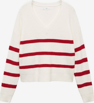 MANGO TEEN Sweater in White: front