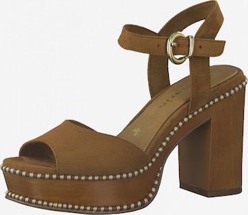 TAMARIS Sandal in Brown: front