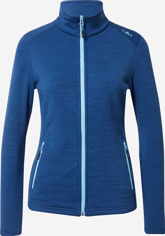 CMP Functionele fleece jas in Blauw: voorkant