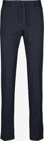Karl Lagerfeld Regular Pleated Pants in Blue: front