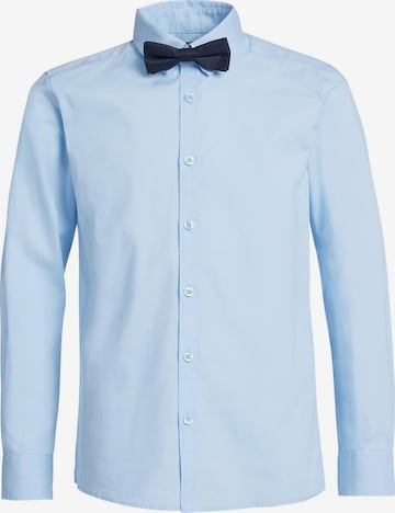 WE Fashion Regular fit Button up shirt in Blue: front