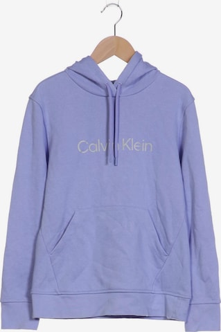 Calvin Klein Sweatshirt & Zip-Up Hoodie in XS in Purple: front