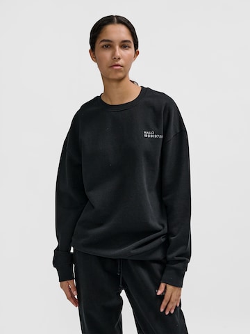 Sweat-shirt 'Essential' HALO en noir : devant
