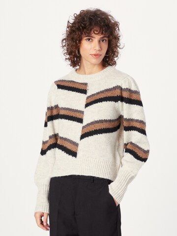 VILA Pullover 'Brielle' in Grau: Vorderseite