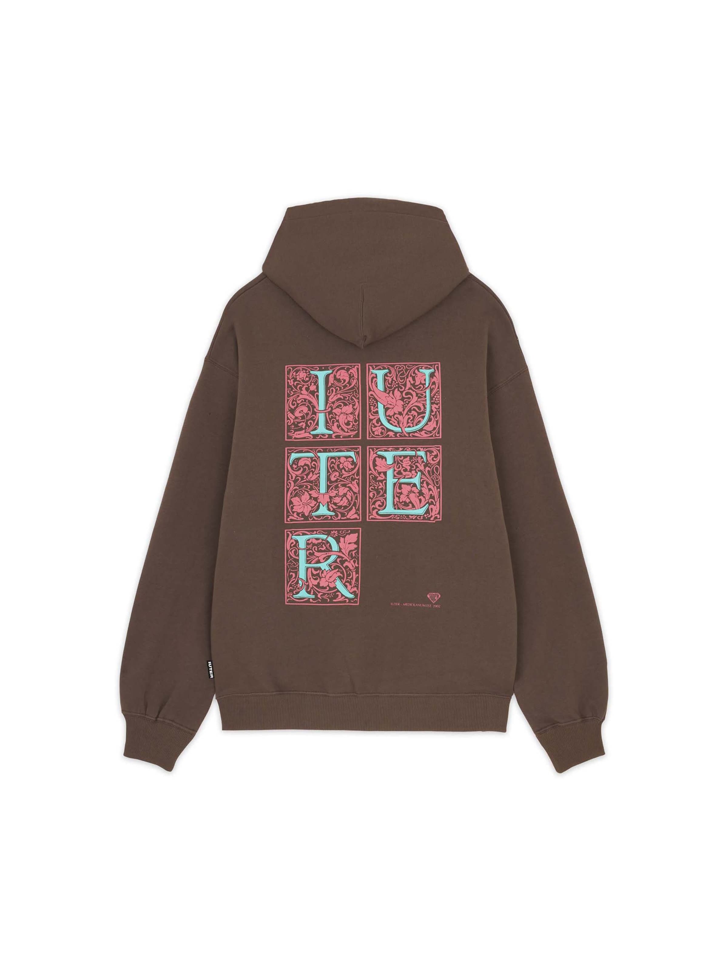 IUTER Sweatshirt 'Mediolanum' in Brown
