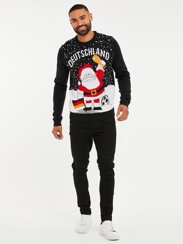 Pullover 'Xmas' di Threadbare in nero