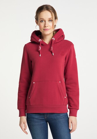 DreiMaster Maritim Sweatshirt in Rood: voorkant