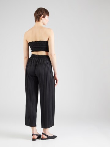 Hailys Wide leg Broek 'Fa44biola' in Zwart