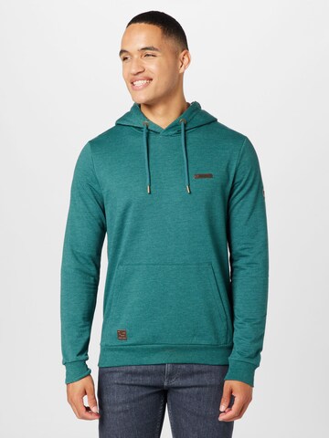 Ragwear Sweatshirt 'PETYO' in Groen: voorkant