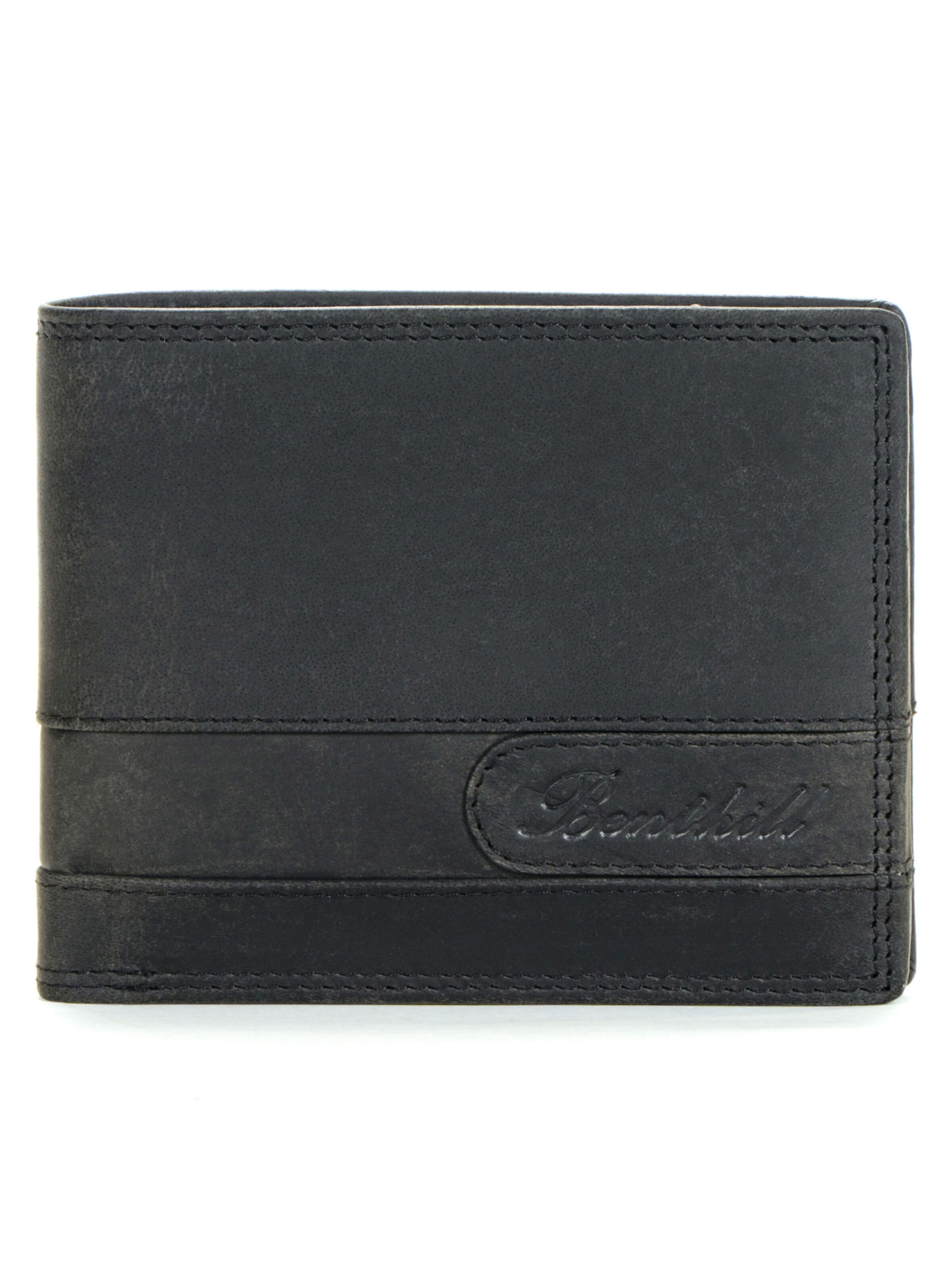 Benthill Portemonnaie‌‌‌‌‌‌‌‌ in Schwarz: Vorderseite