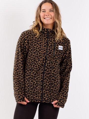 Veste en polaire fonctionnelle Eivy en marron : devant