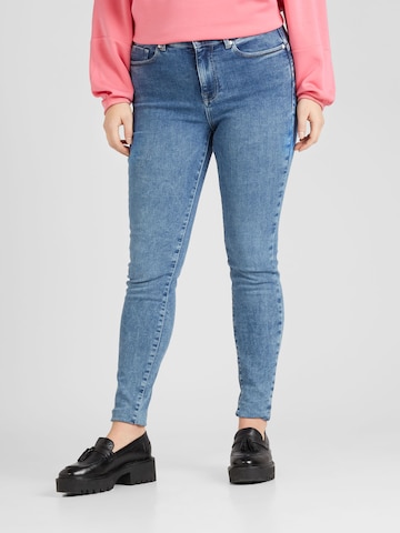 ONLY Carmakoma Skinny Jeans 'POWER' in Blue: front