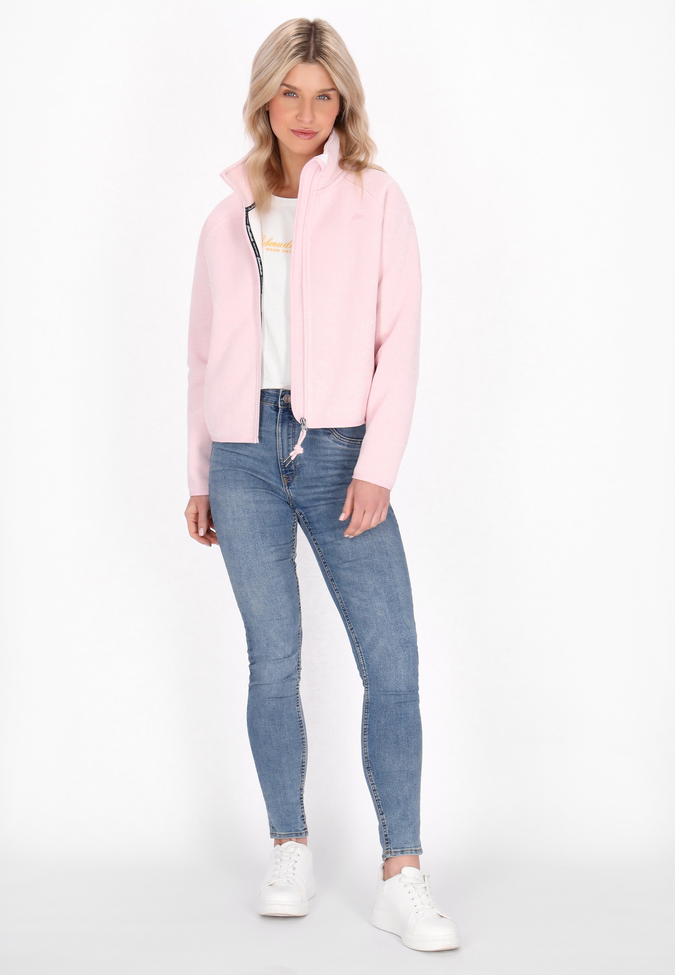 Schmuddelwedda Fleece Jacket in Pink