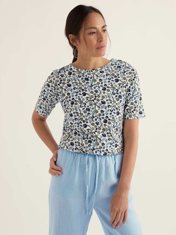 Seasalt Cornwall Shirt 'Poisson' in Green: front