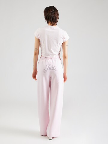 Wide Leg Pantalon 'Dach Alex' Juicy Couture en rose
