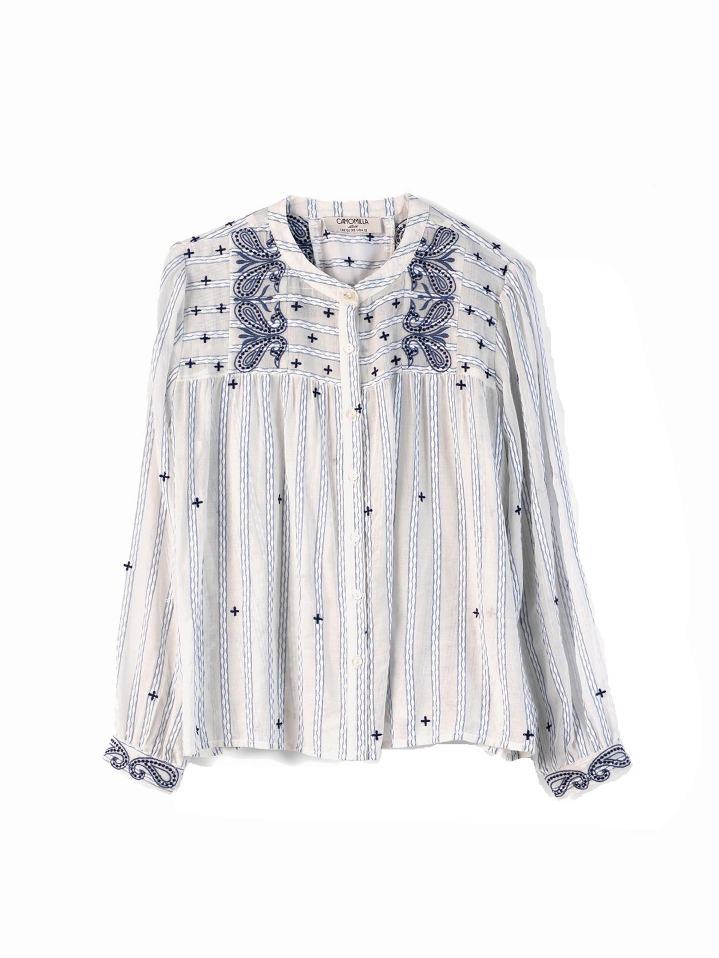 Camomilla Italia Bluse 'Carmen' in Weiß: Vorderseite
