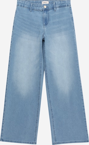 KIDS ONLY Wide leg Jeans 'Sylvie' in Blauw: voorkant