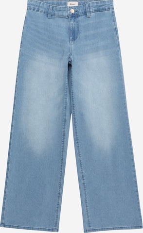 Wide Leg Jean 'Sylvie' KIDS ONLY en bleu : devant