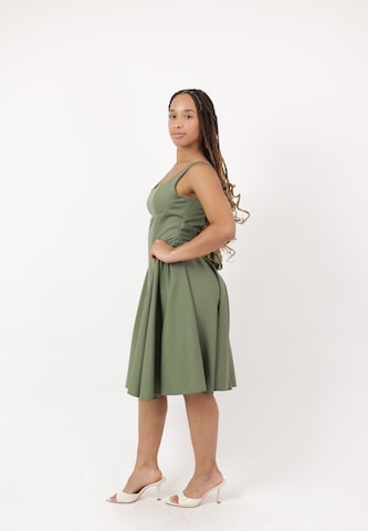 Elara Cocktailjurk in Groen