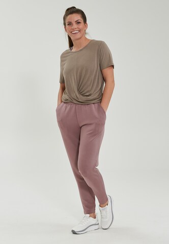 ENDURANCE Tapered Sportbroek 'Timmia' in Roze