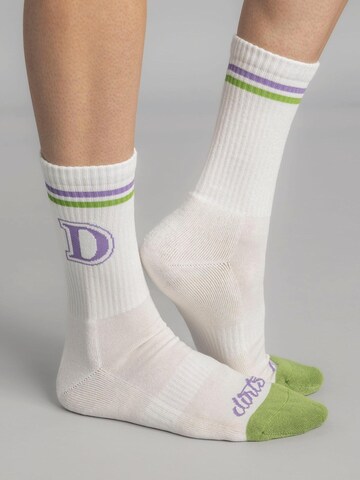 Dirts Socken 'College Socks'‌‌‌‌‌‌‌‌ in Weiß
