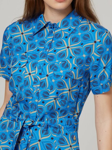 4funkyflavours Shirt Dress 'Tibet On It' in Blue