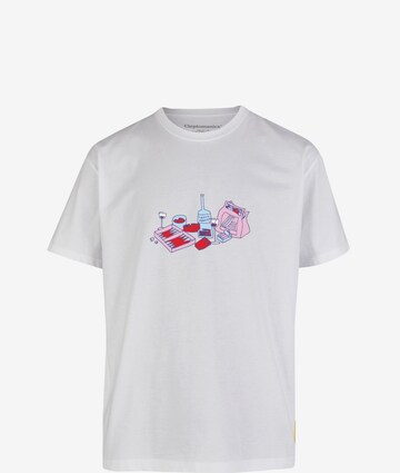 Cleptomanicx Shirt in White: front