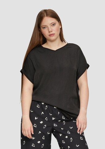 QS Shirt in Black: front