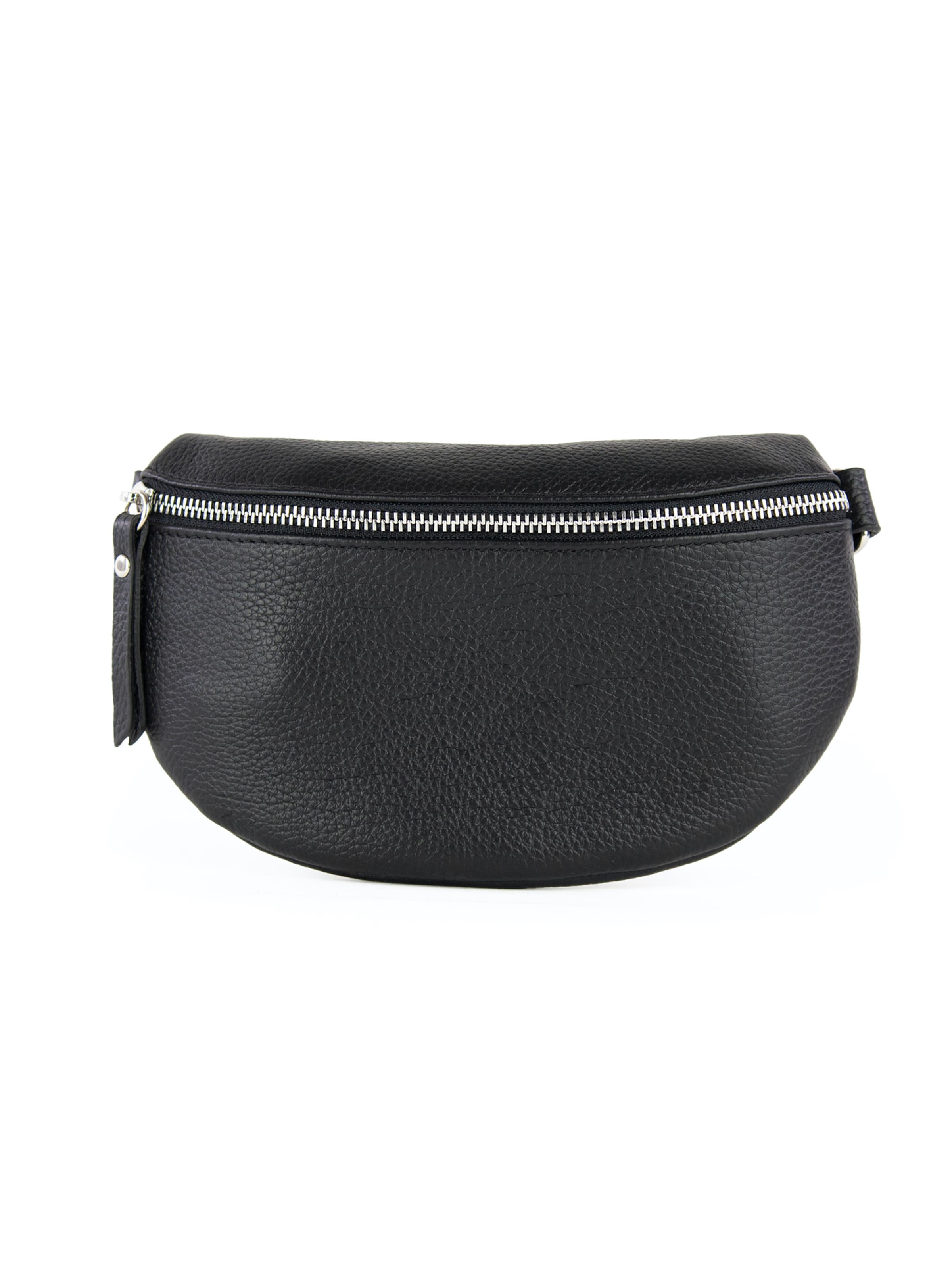 lePelou Gürteltasche 'TONI small'‌ in Schwarz: Vorderseite