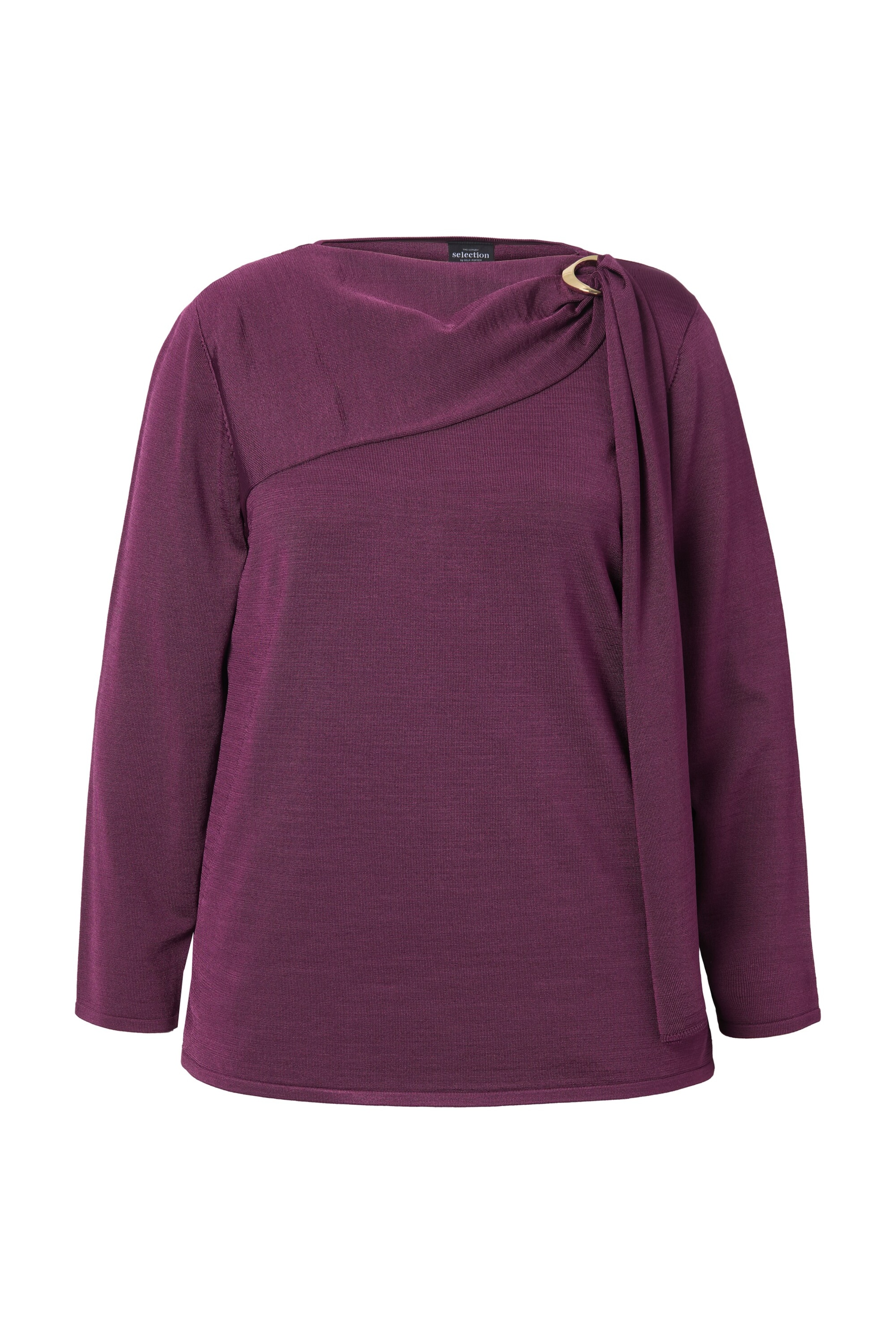 Pull-over Ulla Popken en violet : devant