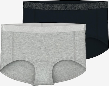 NAME IT Unterhose 'Slip 2er-Pack' in Grau: Vorderseite