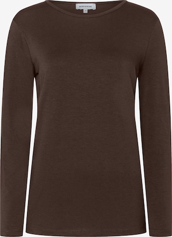 Maglietta di MORE & MORE in marrone: frontale