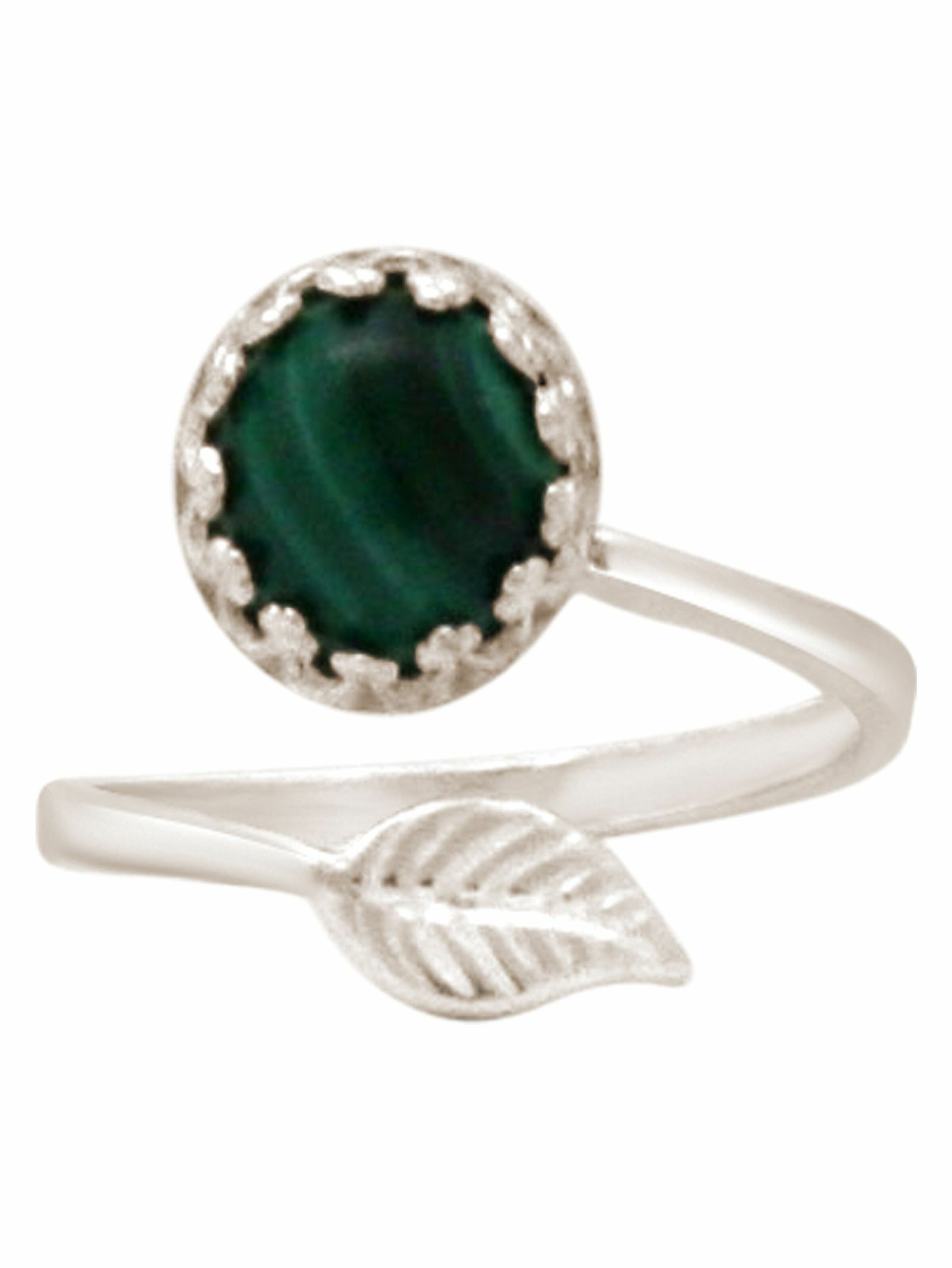 Gemshine Ring in Silber: Vorderseite