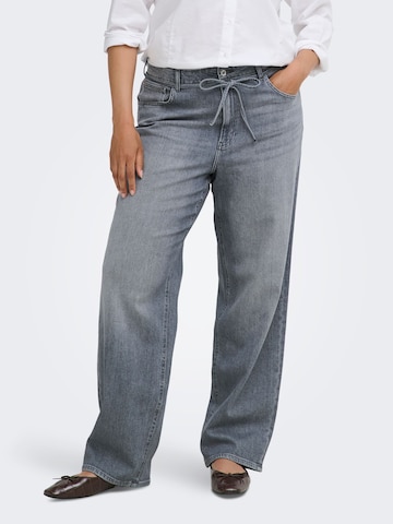 Regular Jean 'CARGianna' ONLY Carmakoma en gris : devant