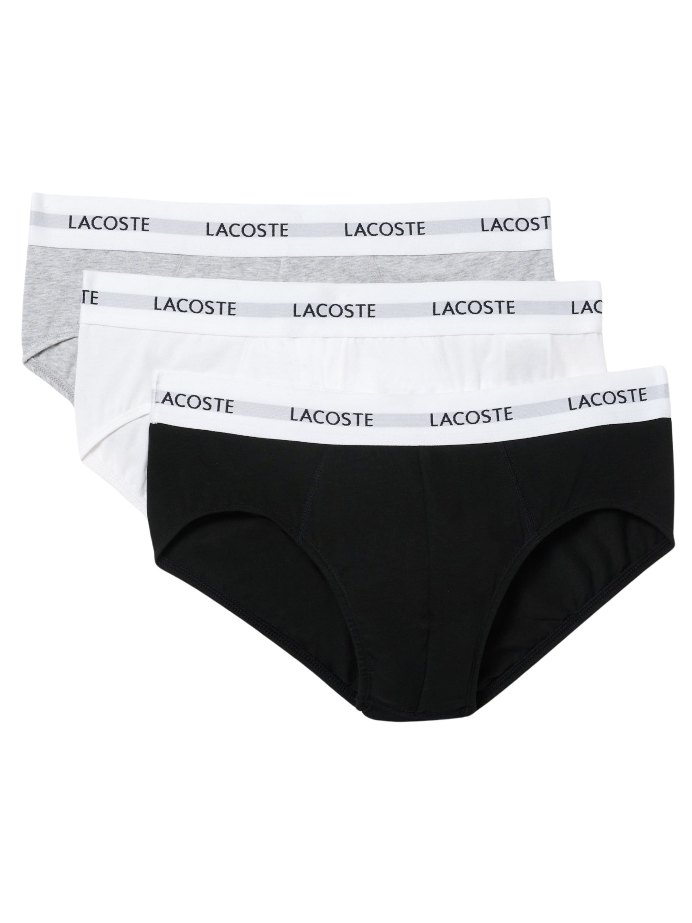 Slip di LACOSTE in grigio: frontale